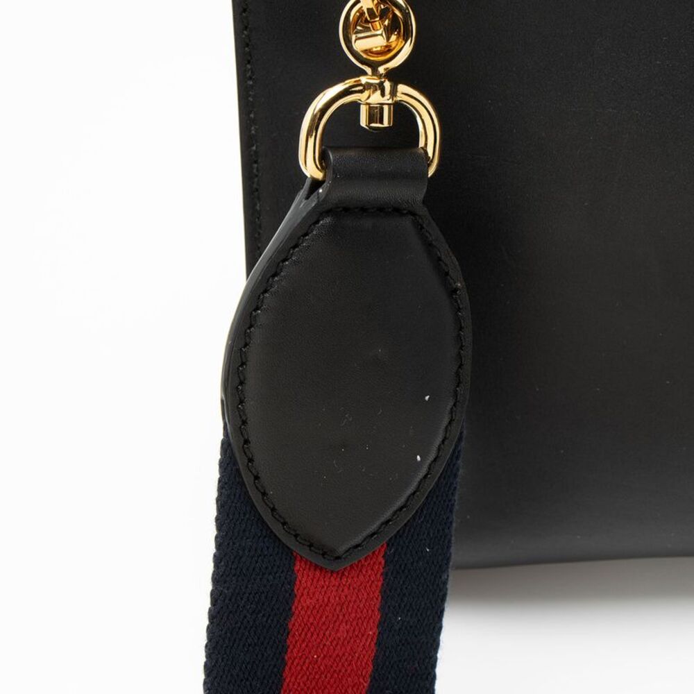 Gucci Leather Bamboo Nymphaea Medium Top Handle - Picture 12 of 16